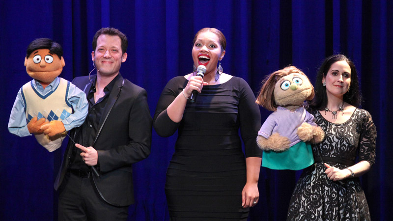 John Tartaglia & Carmen Ruby Floyd & Stephanie D'ABruzzo