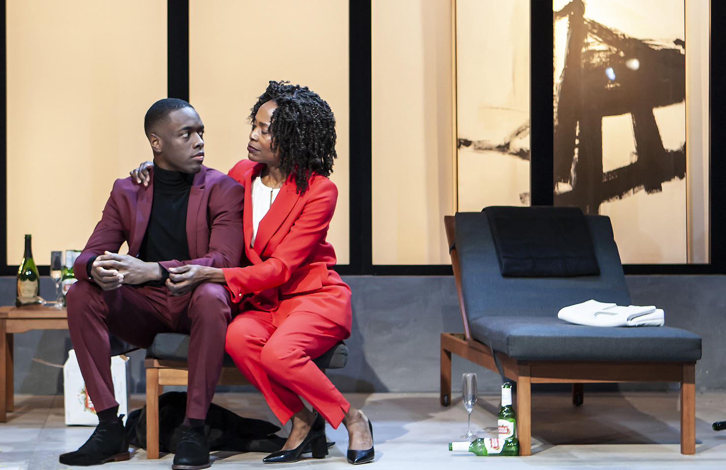 Ronald Peet and Charlayne Woodard